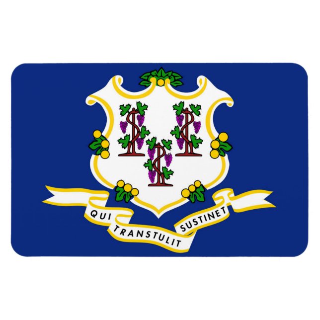 Connecticut State flag Magnet (Horizontal)