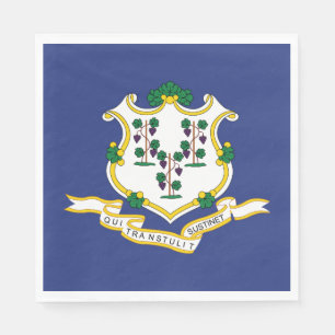 Connecticut State Flag Napkin