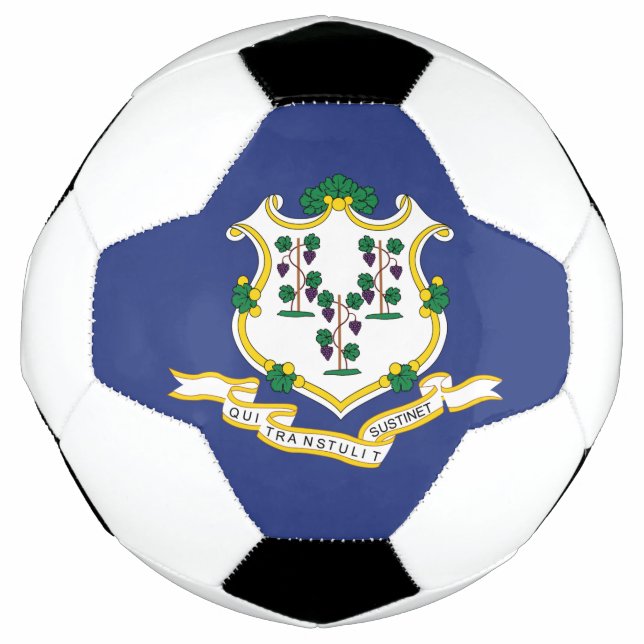 Connecticut State Flag Soccer Ball (Front)