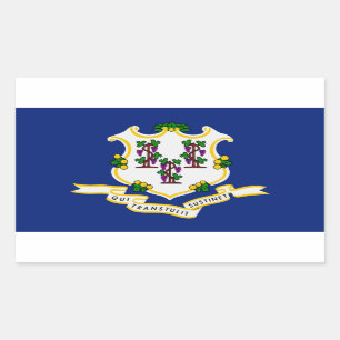 Connecticut State Flag Sticker
