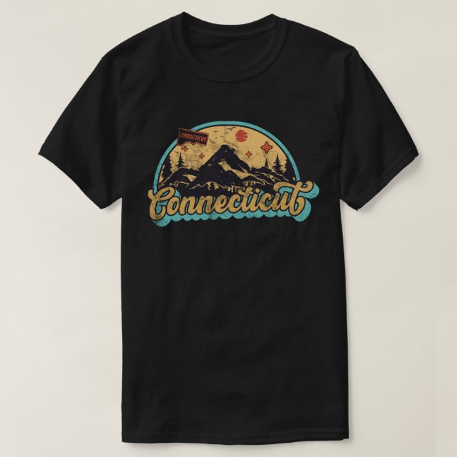 Connecticut State T-Shirt (Design Front)