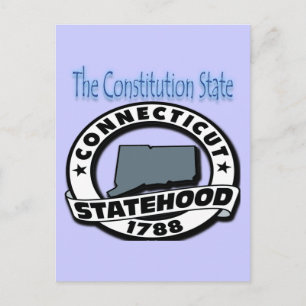 Connecticut Statehood 1788 Postcard