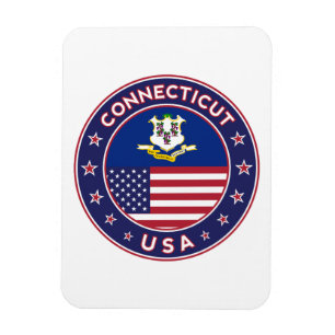 Connecticut sticker, USA States Magnet