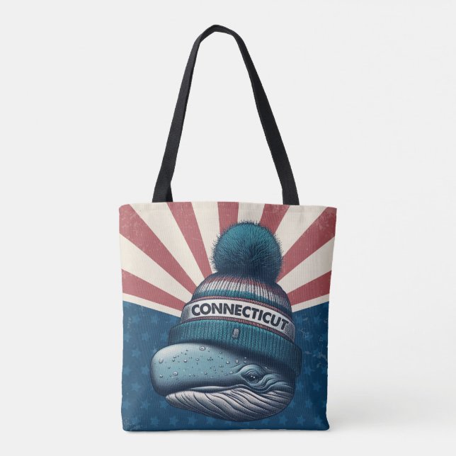 connecticut tote bag (Back)