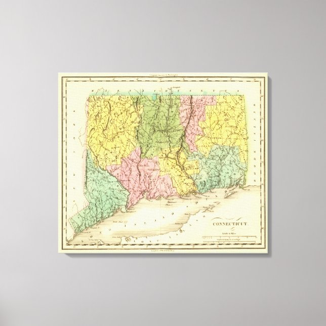 Connecticut US Canvas Print (Front)