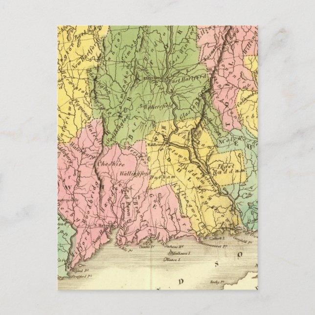 Connecticut US Postcard (Front)