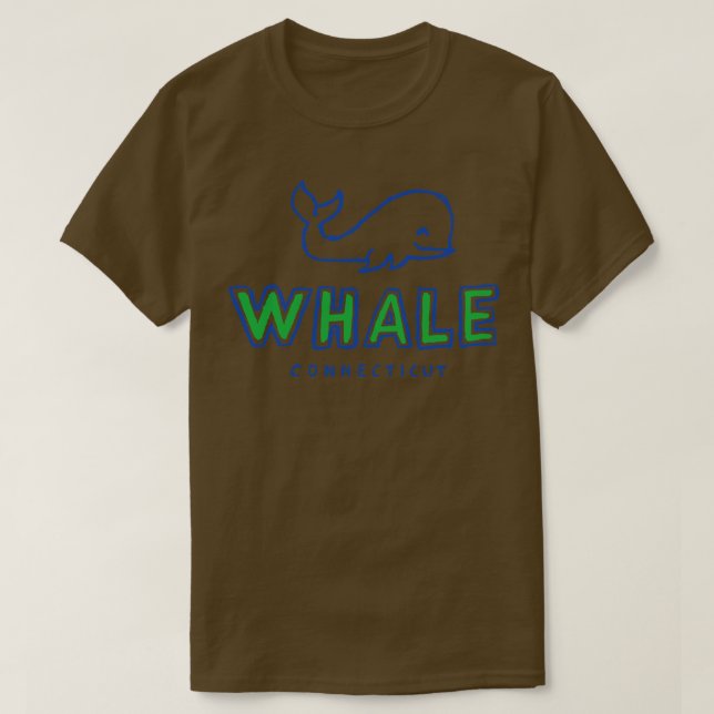Connecticut Whaleeee 1 T-Shirt (Design Front)