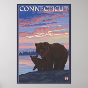 ConnecticutBear and Cub Poster