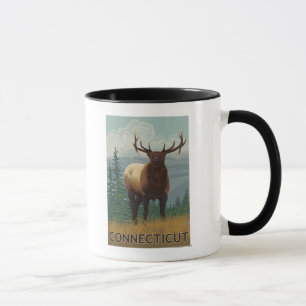 ConnecticutElk Scene Mug