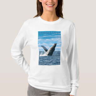 ConnecticutHumpback Whale Scene T-Shirt