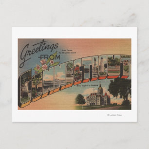 ConnecticutLarge Letter ScenesConnecticut Postcard