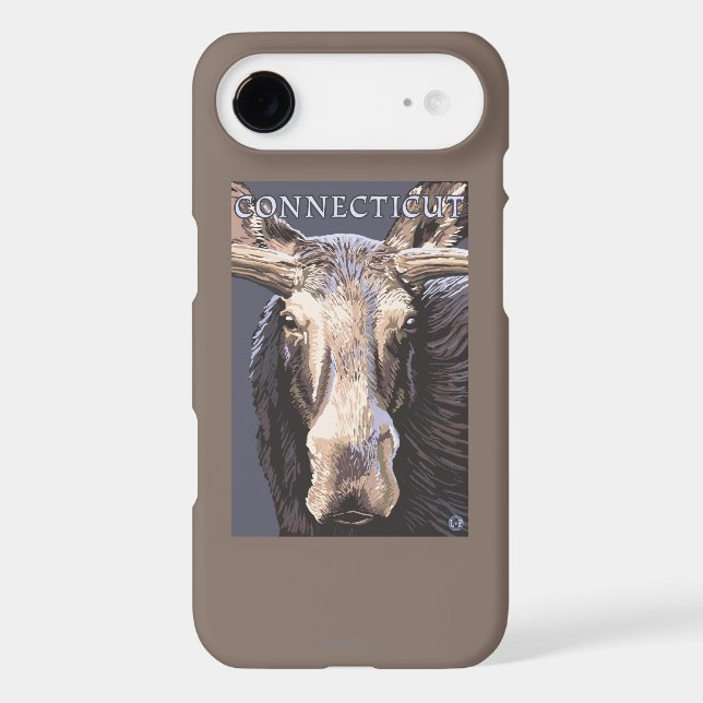 ConnecticutMoose Up Close Case-Mate iPhone Case (Back)