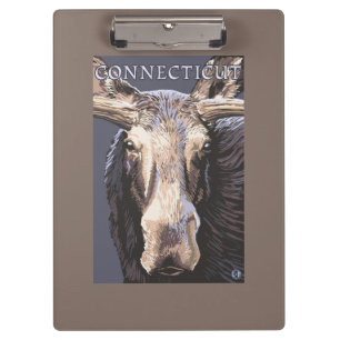 ConnecticutMoose Up Close Clipboard