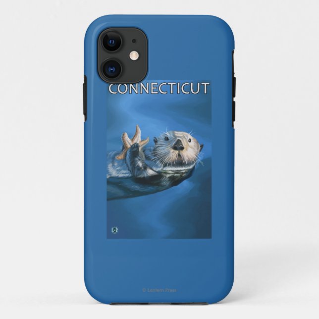ConnecticutSea Otter Scene Case-Mate iPhone Case (Back)