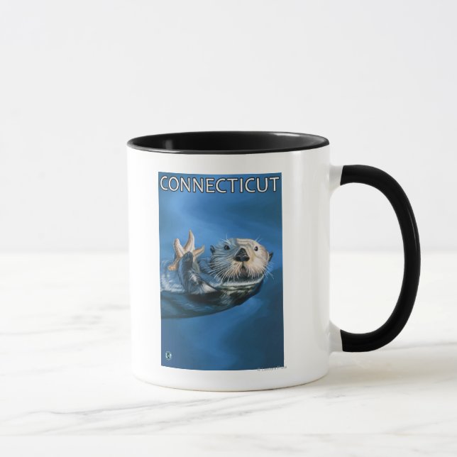 ConnecticutSea Otter Scene Mug (Right)