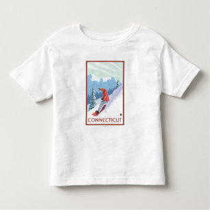 ConnecticutSnowboarder Scene Toddler T-Shirt