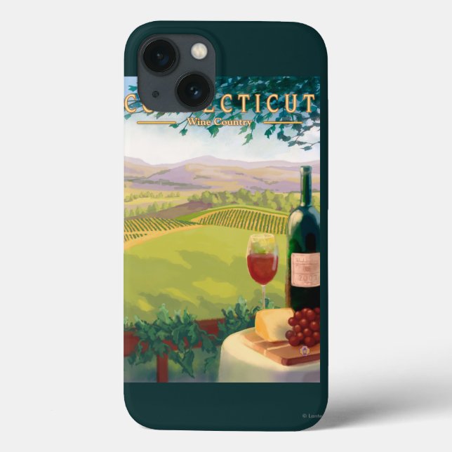 ConnecticutWine Country Scene Case-Mate iPhone Case (Back)