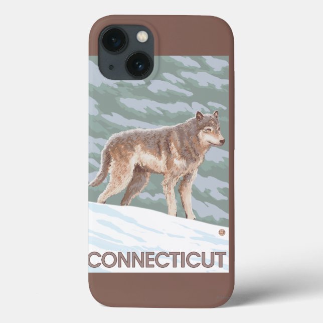 ConnecticutWolf Scene Case-Mate iPhone Case (Back)