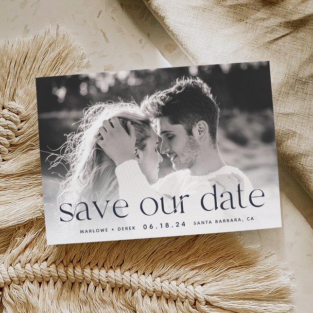 Connection | Horizontal Photo Save The Date (Creator Uploaded)