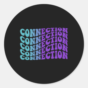 Connection Prevention Classic Round Sticker
