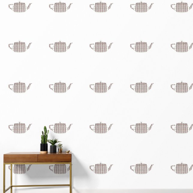 Connections Teapot Wallpaper (Hallway)
