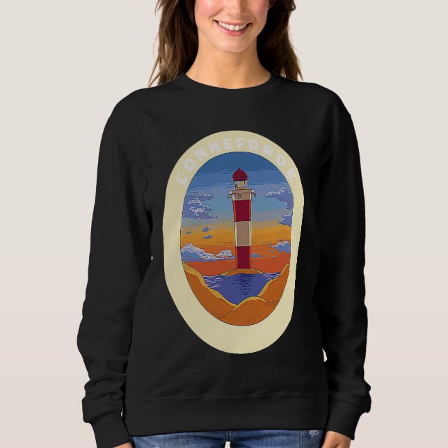 Conneforde Niedersachsen Germany Skyline Silhouett Sweatshirt (Front)