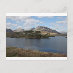 Connemara landscape postcard