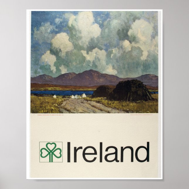 Connemara landscape, Vintage Irish Tourist Board Poster (Front)
