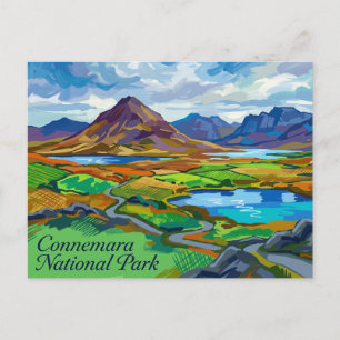 Connemara National Park Ireland Postcard