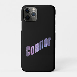 Conner, Name Made From Blue Nebula Clouds, Case-Mate iPhone Case