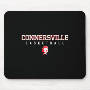 Connersville Spartans Logo Sketll Hs Mouse Pad