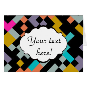 Connnected shapes abstract design