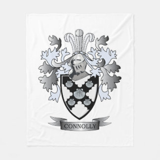 Connolly Coat of Arms Fleece Blanket