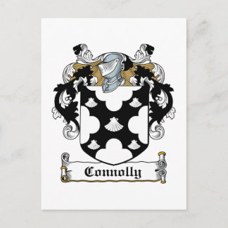 Connolly Family Crest Postcard