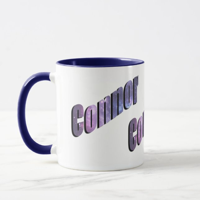 Connor, Name, Logo, Mug (Left)