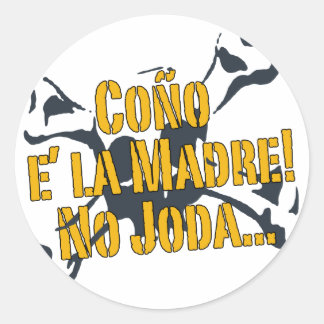 Coño E la Madre! venezuela Classic Round Sticker