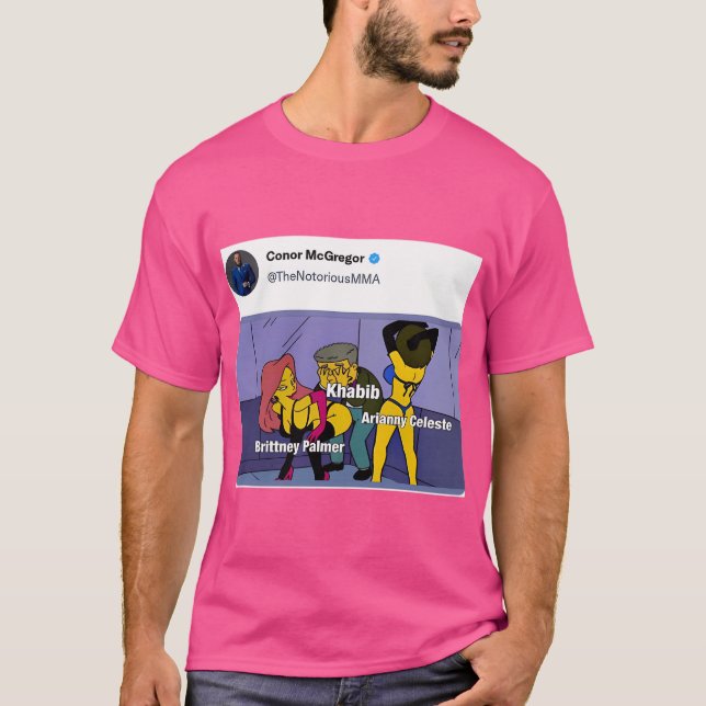 Conor Mcgregor Khabib Tweet Design T-Shirt (Front)