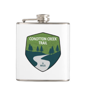 Conotton Creek Trail Hip Flask