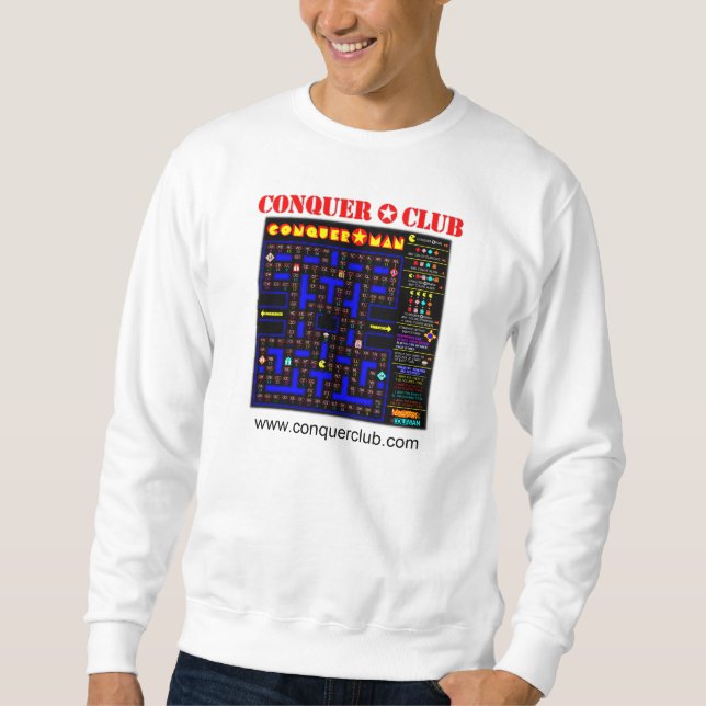 Conquer Man Map Sweatshirt (Front)