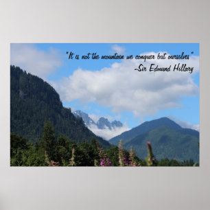 Conquer the Mountain Poster