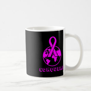 CONQUER! the world - fight breast cancer Coffee Mug