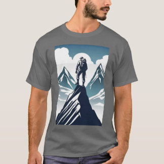 Conquer Your Goals: Climb to Success T-Shirt
