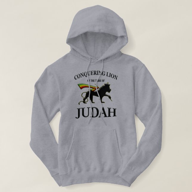 Conquering Lion of Judah Hoodie (Design Front)