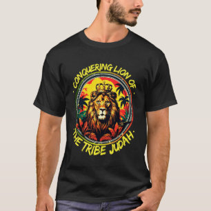 Conquering Lion Of The Tribe Judah Hebrew Israelit T-Shirt