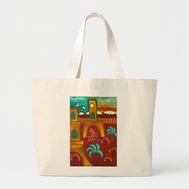 Conquering the Castle 2010 Large Tote Bag (Front)