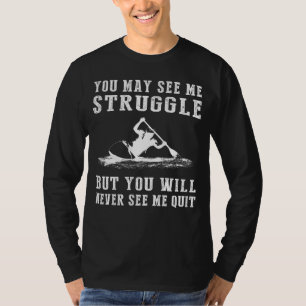 Conquering the Rapids: A Hilarious T-Shirt for Pas