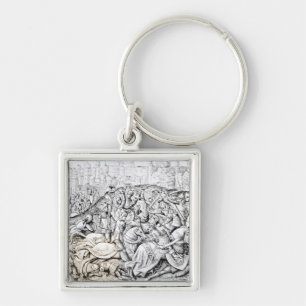 Conquest of Jerusalem by Charlemagne Key Ring
