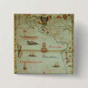 Conquest of Mexico and Peru 15 Cm Square Badge
