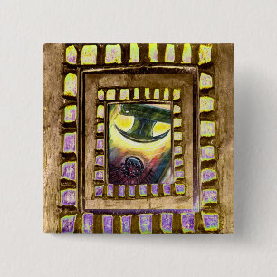 Conquest Over Evil 15 Cm Square Badge