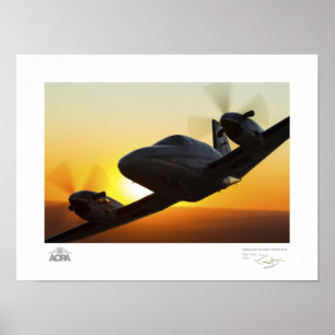 Conquest Sunset Climb Out Poster